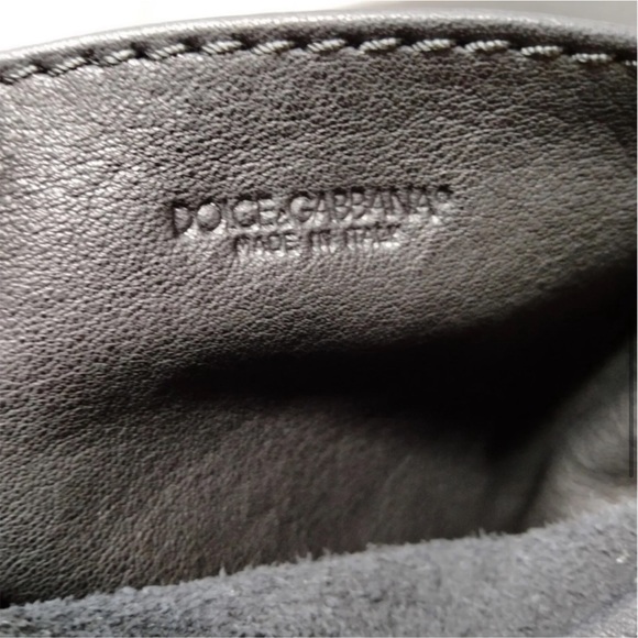 Dolce & Gabbana Black Leather Messenger Bag - Picture 5 of 10